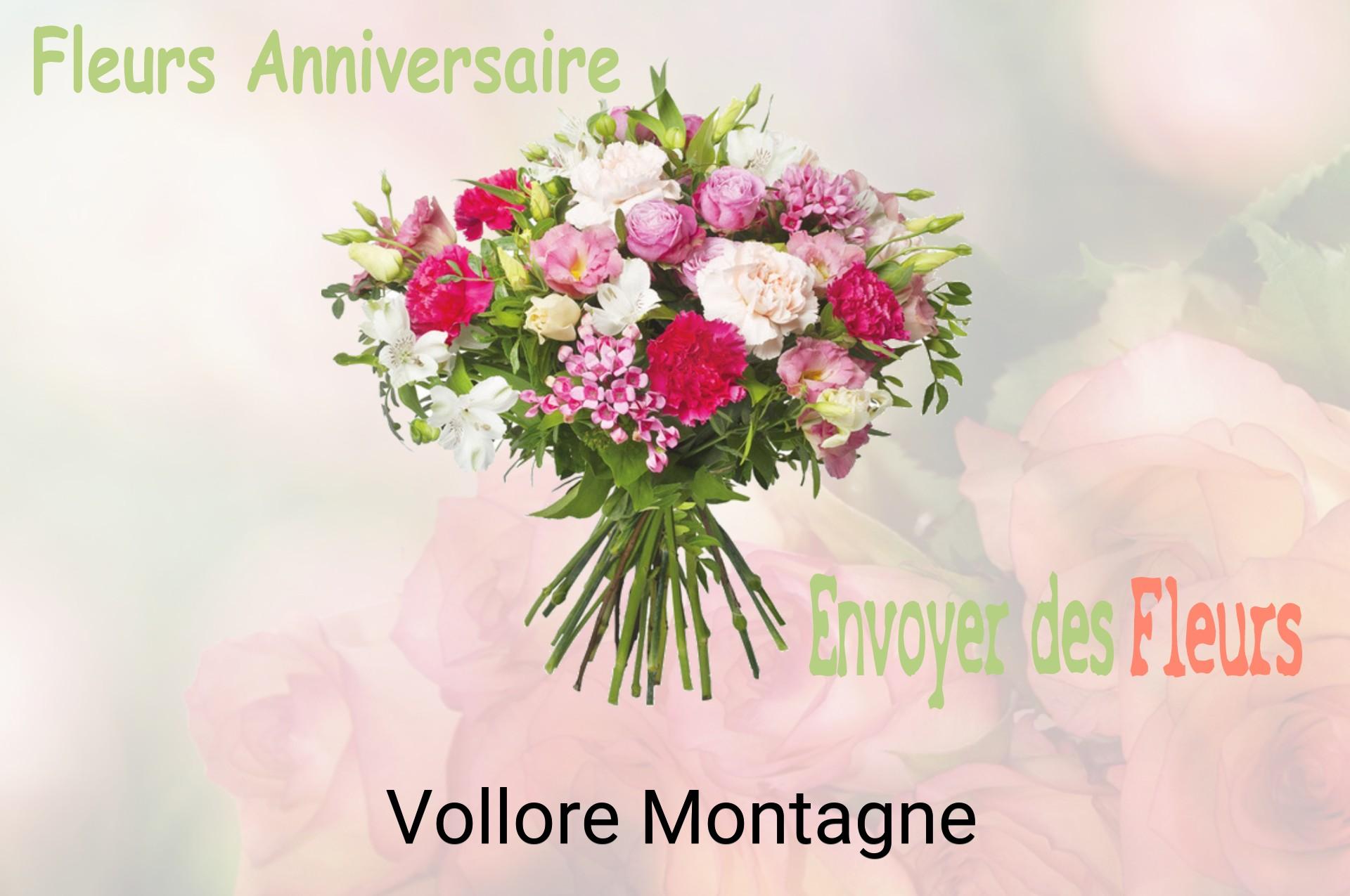 Bouquet de fleurs d’anniversaire livré à Vollore-Montagne